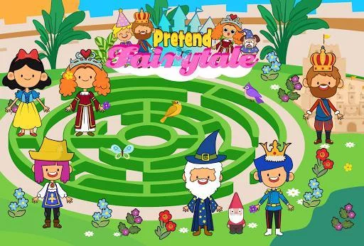 Изображение игры: My Pretend Fairytale Land - Kids Royal Family Game