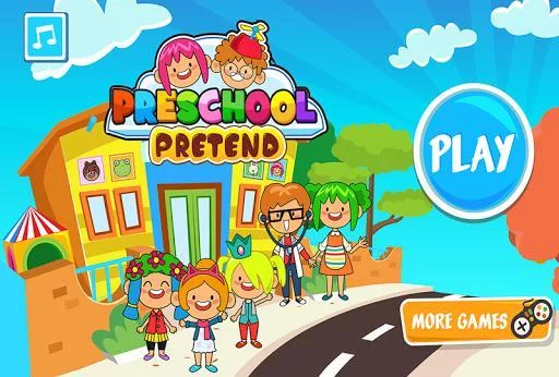Изображение игры: Pretend Preschool - Kids School Learning Games