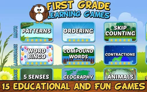 Изображение игры: First Grade Learning Games (School Edition)