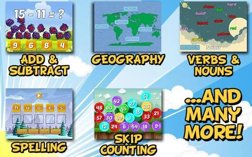 Изображение игры: First Grade Learning Games (School Edition)