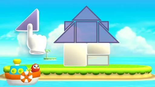 Изображение игры: Shapes Builder (+4) - A different tangram for kids
