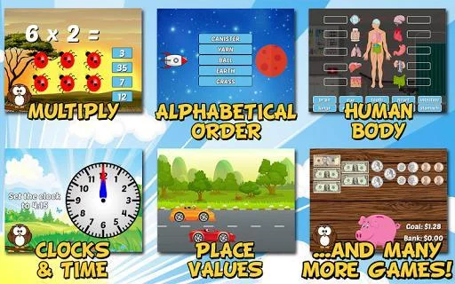 Изображение игры: Second Grade Learning Games Free