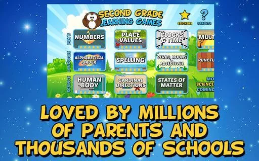 Изображение игры: Second Grade Learning Games Free