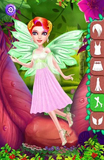 Изображение игры: Fairy Princess Makeup Dressup