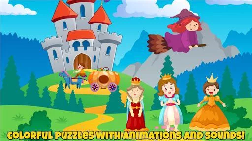 Изображение игры: Fairytale Puzzles: Fun For a Princess or Prince