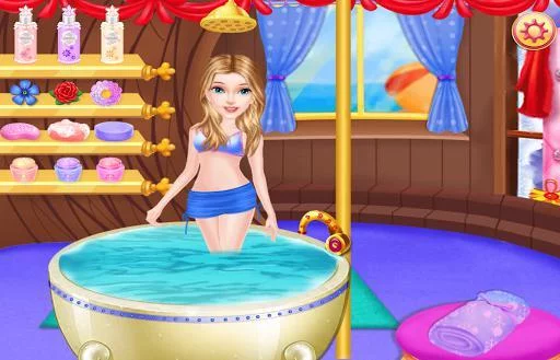 Изображение игры: Princess Swimming Pool Fun