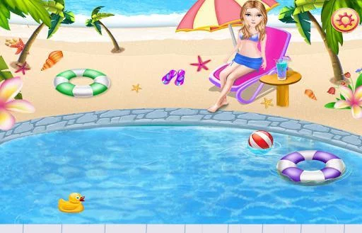 Изображение игры: Princess Swimming Pool Fun