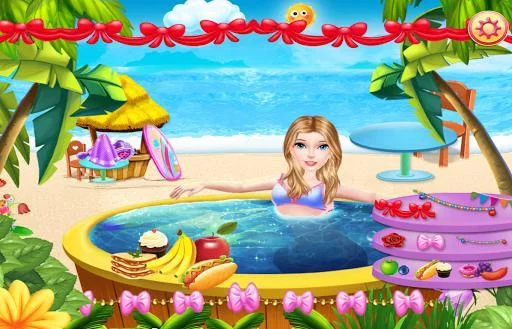 Изображение игры: Princess Swimming Pool Fun
