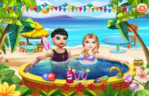 Изображение игры: Princess Swimming Pool Fun