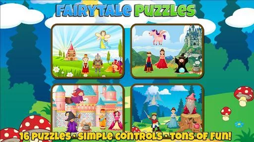 Изображение игры: Fairytale Puzzles: Fun For a Princess or Prince