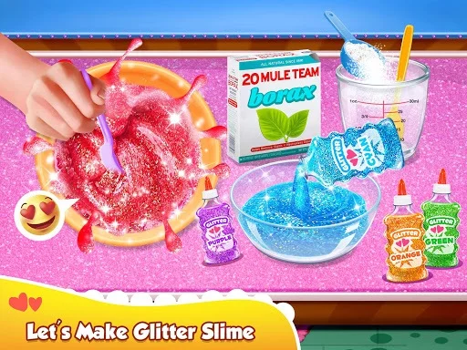 Изображение игры: Glitter Slime Maker - Crazy Slime Fun