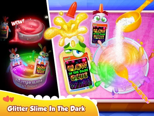 Изображение игры: Glitter Slime Maker - Crazy Slime Fun