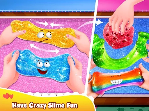 Изображение игры: Glitter Slime Maker - Crazy Slime Fun