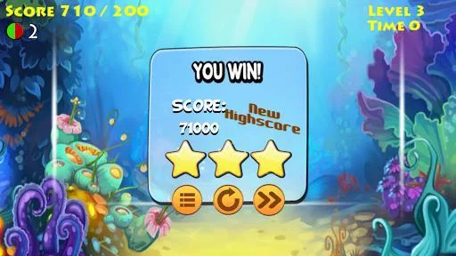 Изображение игры: Happy Fish Blox: Block Tap Fun