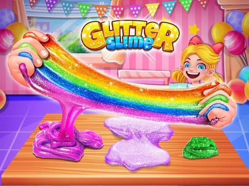 Изображение игры: Glitter Slime Maker - Crazy Slime Fun