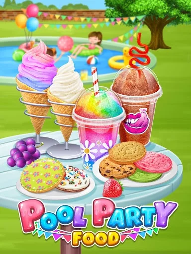 Изображение игры: Splash! Crazy Pool Party - Summer Frozen Desserts