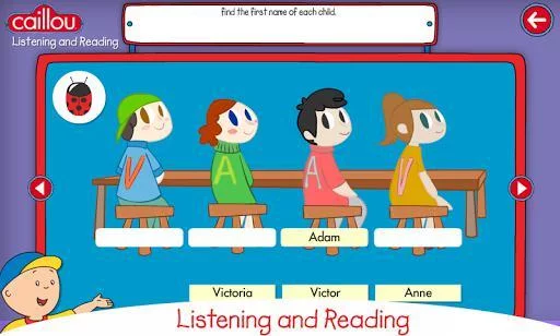 Изображение игры: Caillou learning for kids
