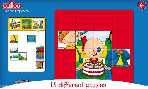 Изображение игры: Caillou learning for kids