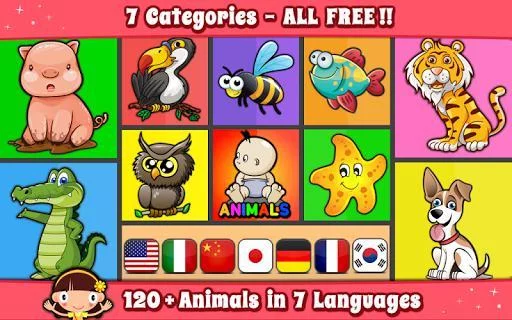 Изображение игры: Kids Animal Sounds Baby Games