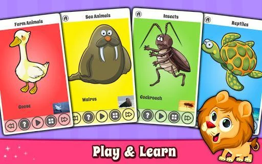 Изображение игры: Kids Animal Sounds Baby Games