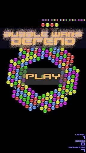 Изображение игры: Bubble Wars Defend