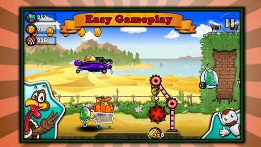 Изображение игры: Crazy Turkey Run & Fun - Endless running game