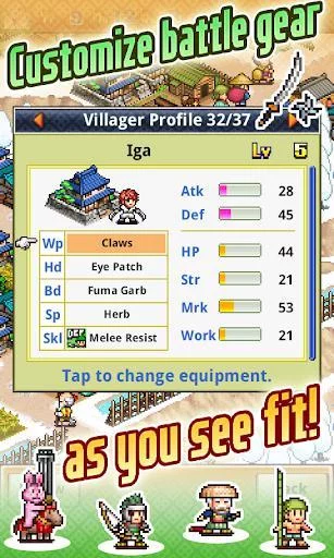 Изображение игры: Ninja Village Lite
