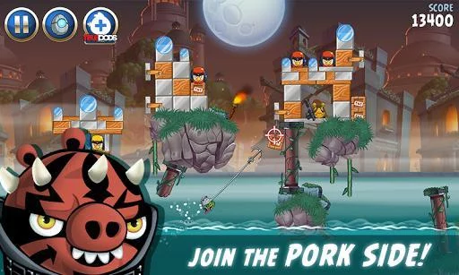 Изображение игры: Angry Birds Star Wars II Free