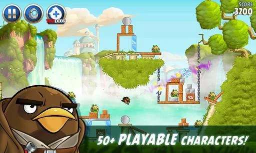 Изображение игры: Angry Birds Star Wars II Free