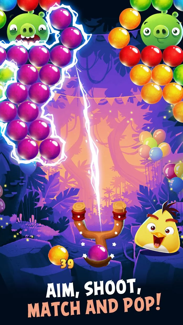 Изображение игры: Angry Birds POP Bubble Shooter