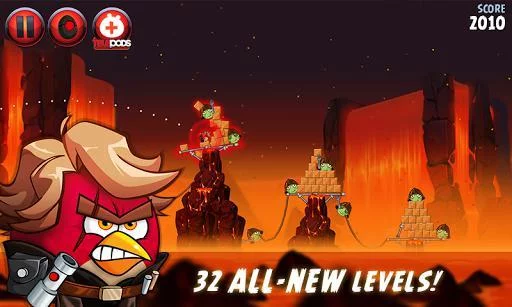 Изображение игры: Angry Birds Star Wars II Free