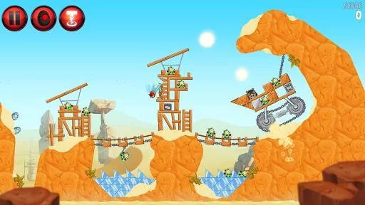 Изображение игры: Angry Birds Star Wars II Free
