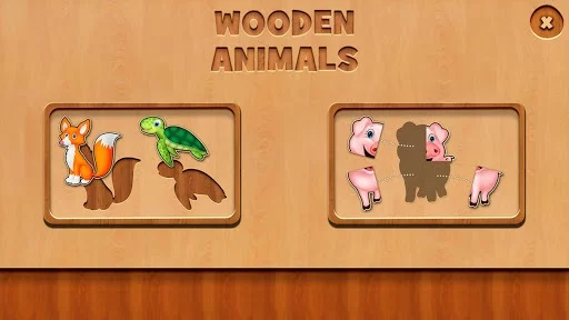 Изображение игры: Animal Wooden Blocks