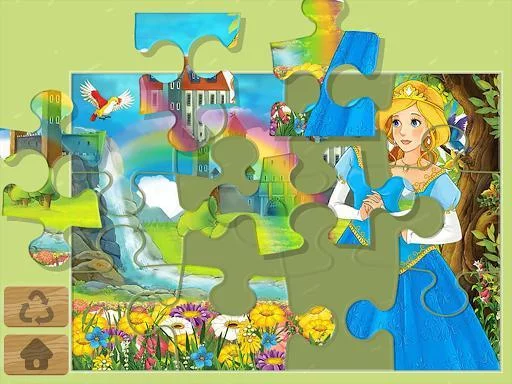 Изображение игры: Princess Puzzles and Painting
