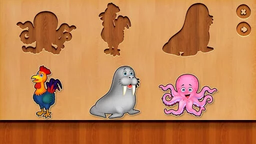 Изображение игры: Animal Wooden Blocks