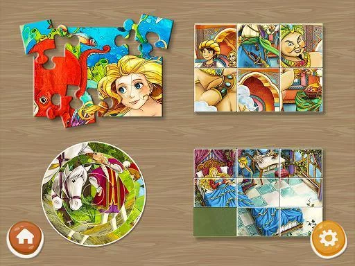 Изображение игры: Princess Puzzles and Painting