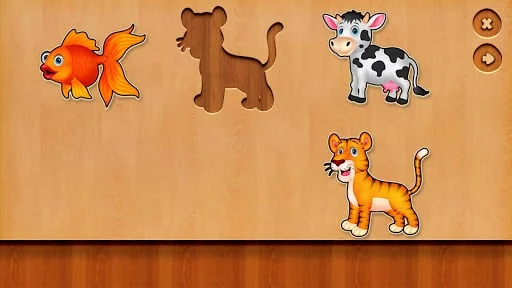 Изображение игры: Animal Wooden Blocks