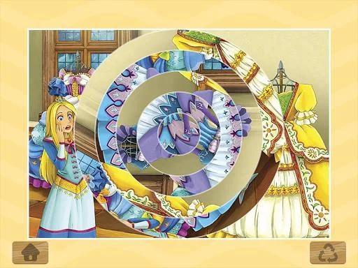 Изображение игры: Princess Puzzles and Painting