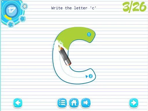 Изображение игры: Learn to write for Kids - ABC