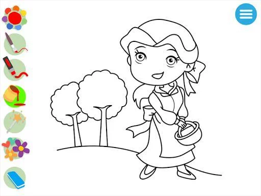 Изображение игры: Kids Princess Coloring Book 🎨