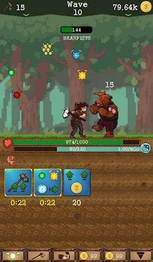 Изображение игры: Lumberjack Attack! - Idle Game