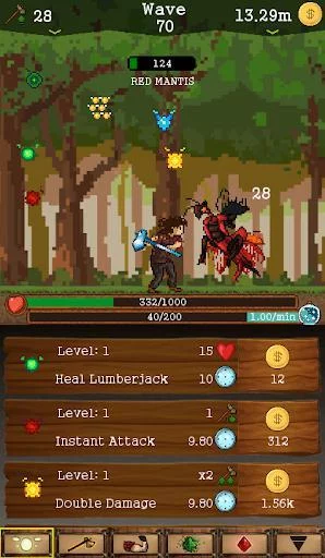 Изображение игры: Lumberjack Attack! - Idle Game