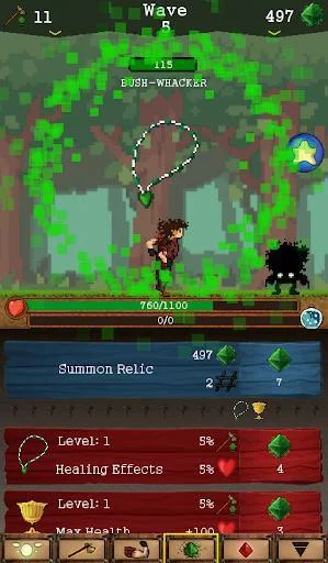 Изображение игры: Lumberjack Attack! - Idle Game