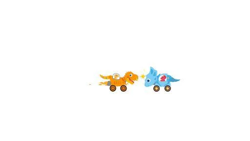 Изображение игры: Dinosaur Smash: Bumper Cars