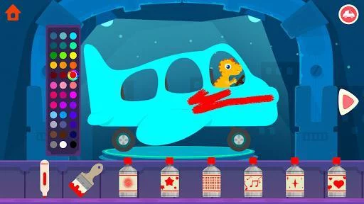 Изображение игры: Dinosaur Bus