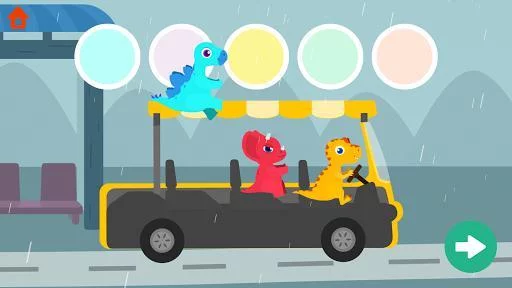 Изображение игры: Dinosaur Bus