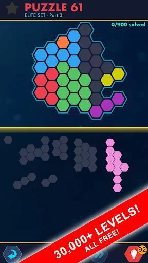 Изображение игры: Hexa Block Ultimate - with spin! Logic Puzzle Game