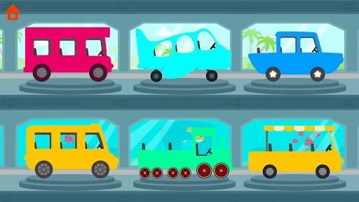 Изображение игры: Dinosaur Bus