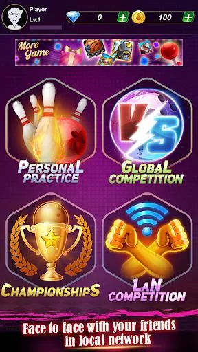 Изображение игры: 3D Bowling Master
