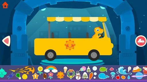 Изображение игры: Dinosaur Bus